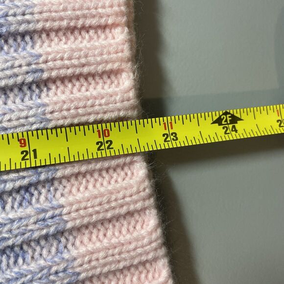 THML Boho Fringe Striped Knitted Sweater Long Sleeve Women's Size Medium - Picture 13 of 13